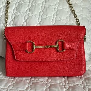 Banana Republic salmon/peach crossbody bag